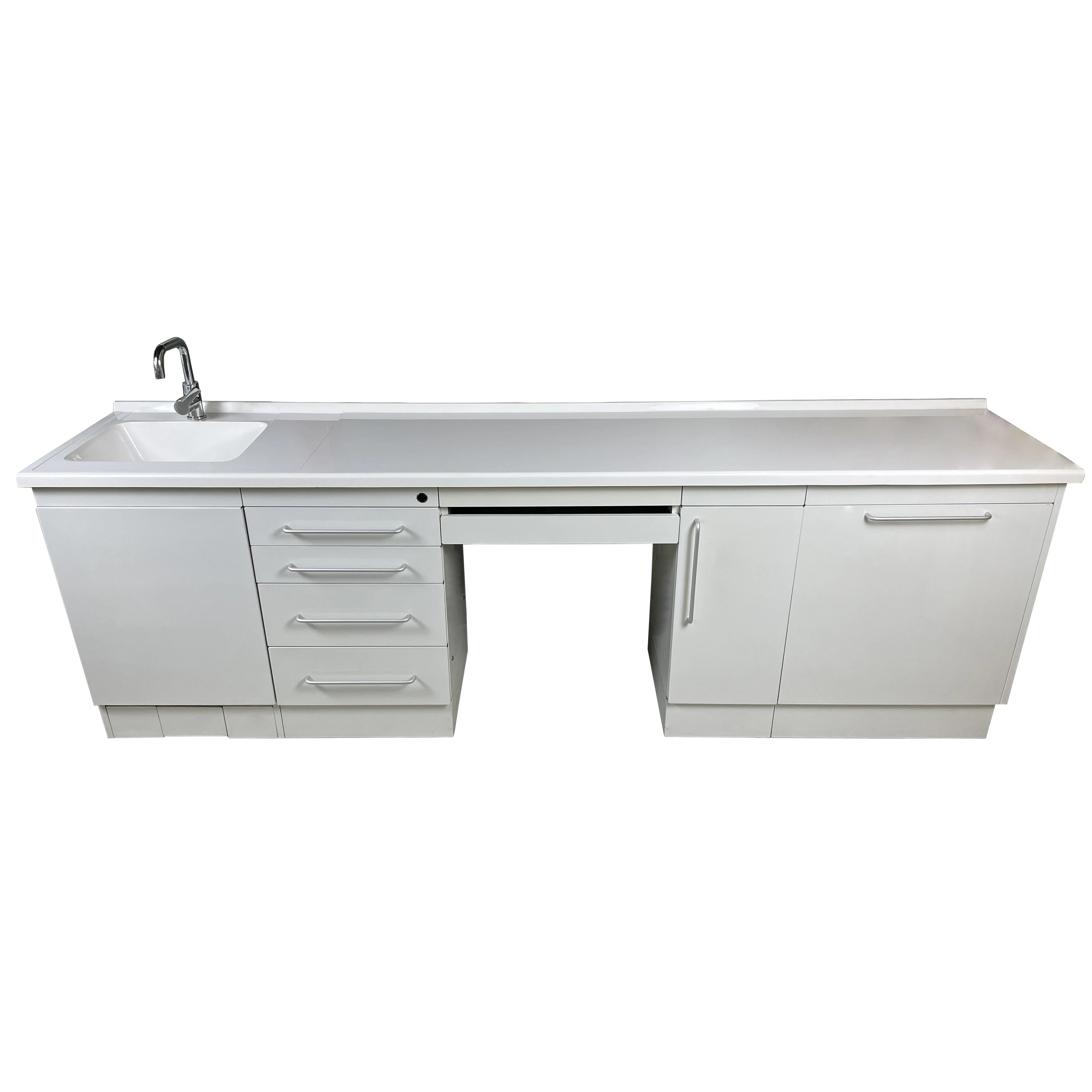 China Dental Cabinet Dental Clinic Desk Dental Cabinetry Stainless Steel With Sink