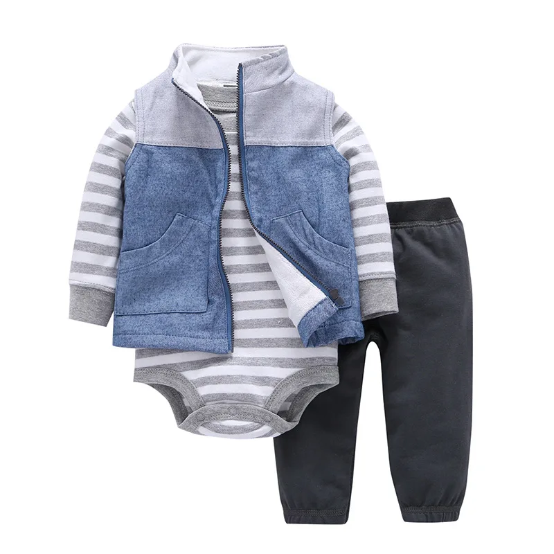 
What&why Autumn/Spring Baby Unisex Long Sleeve Clothing Sets Toddler Wear Baby coats 