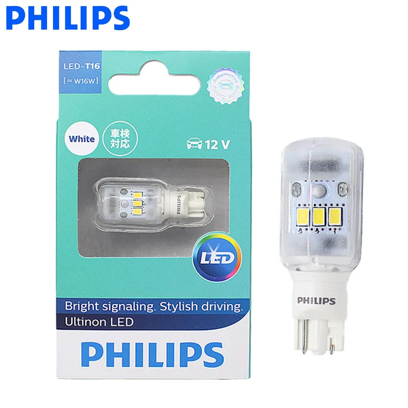 PHILIPS  T16 LED 11067  car led light white 11067 ULW 12V X1 LED Tail Signal Backup Stop LED Light Bulbs