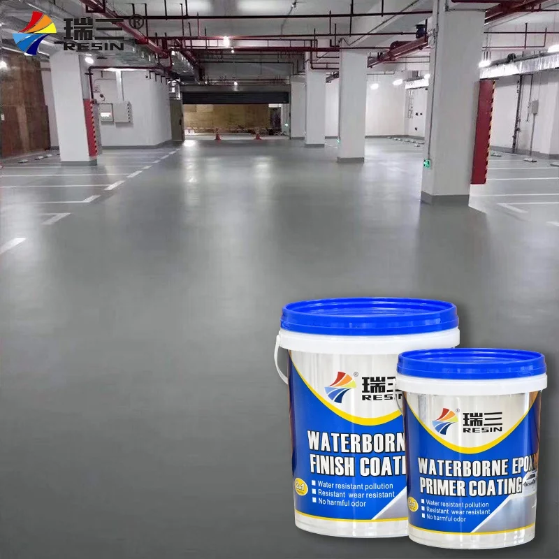 Cost-effective waterborne epoxy curing agent for water floor paint