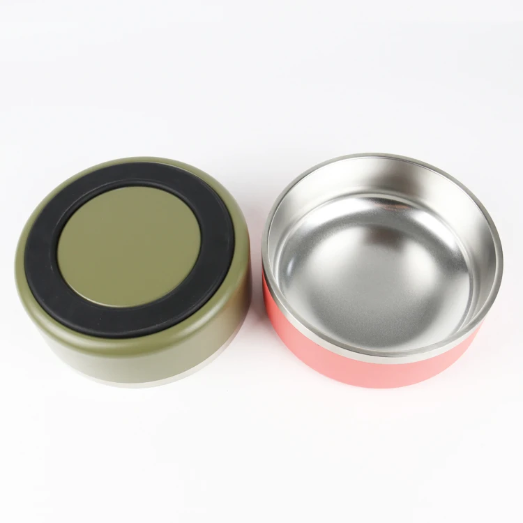 Double Wall Pet Feeding Bowl Stainless Steel Dog Bowl Custom Stainless Steel Dog Bowl Feeder