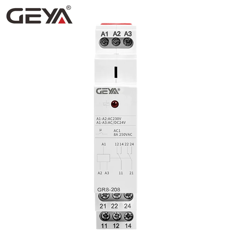 GEYA GR8-316 AC230V 3 SPDT 16A in stock Intermediate relay