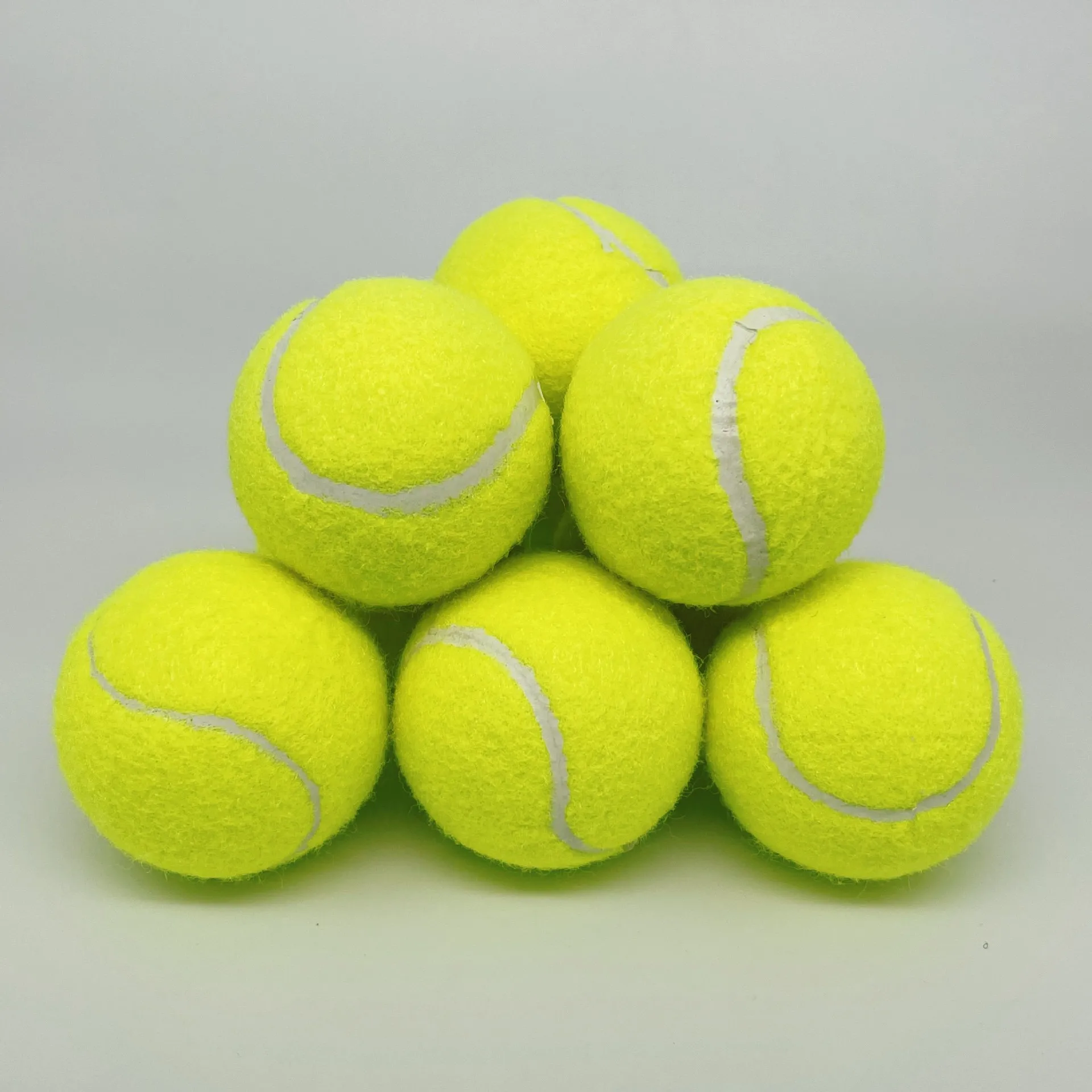 High elasticity and durability training tennis ball level one 1.3m monochrome primary color tennis ball