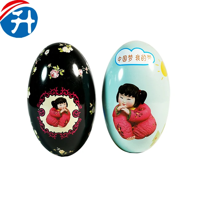 Easter egg tin box easter egg