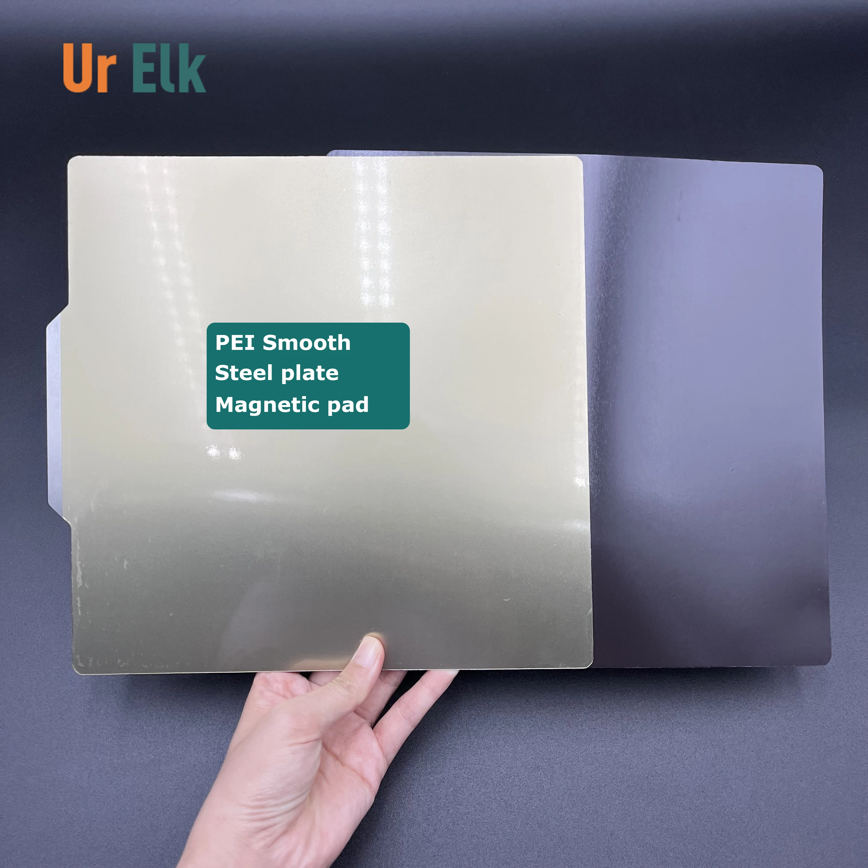 Двусторонняя пружинная стальная наклейка Ur Elk Ender 3 V2 235x235 мм