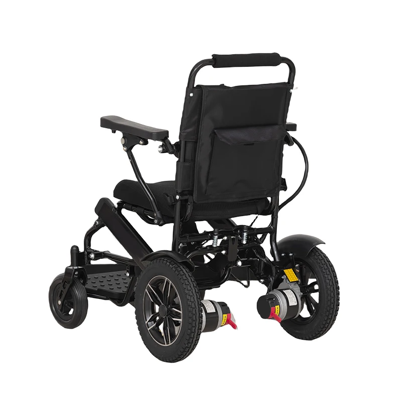 Factory Direct Sale Foldable Aluminum Alloy Electric Wheelchair High Power Wheelchair