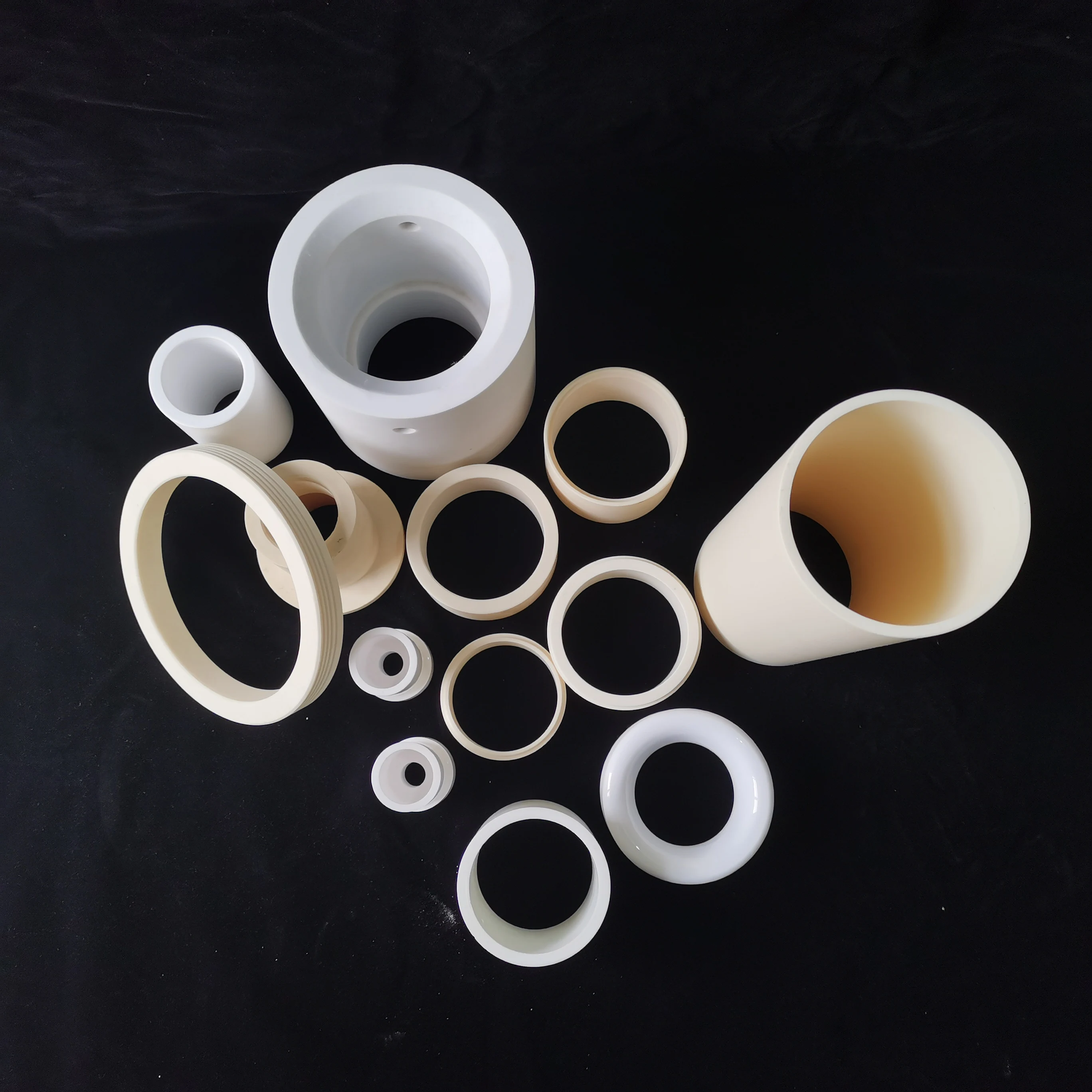 OEM Wear resistance 95% 99% 99.7% alumina ceramic bushing insulator ceramic sleeve