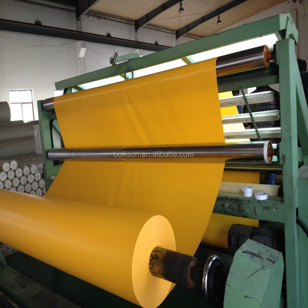 High Tenacity Polyester 610g/m2 PVC Coated Polyester Fabric Tarpaulin
