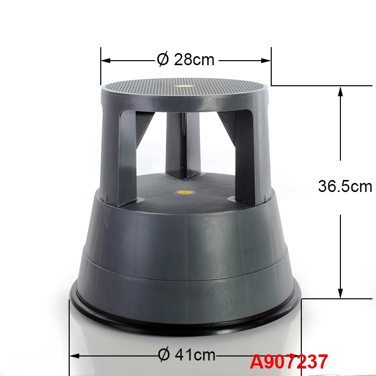 Hot selling Heavy load Holds 350 lbs Two Step Steel Step Stool for elderly adults kids children