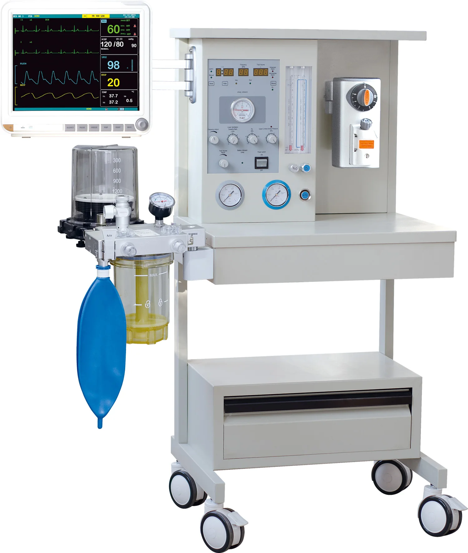JINLING-01 anesthesia machine, simple anesthesia machine