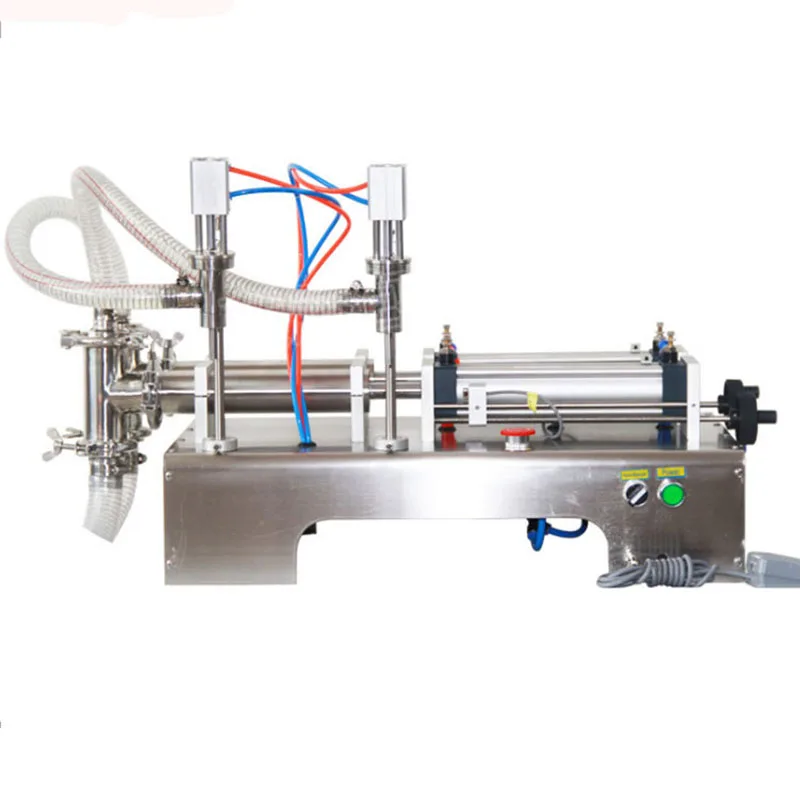 Pneumatic alcoholic beverage/oil/shampoo filling machine