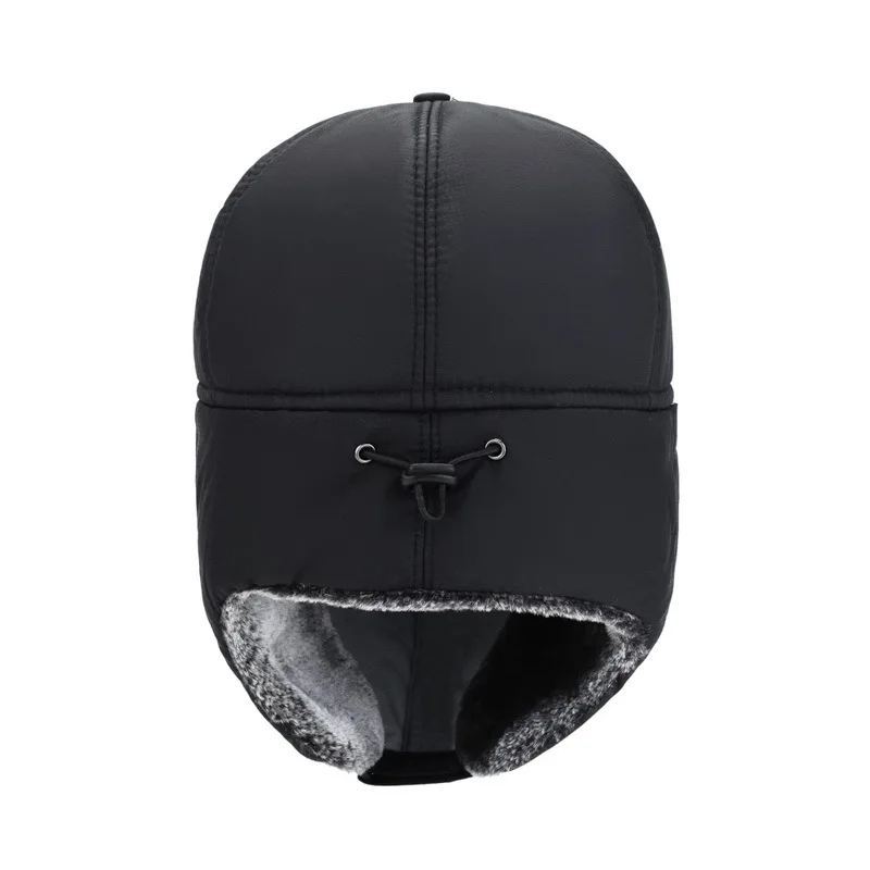 Waterproof Cycling Ear Protection Earflap Soft Thicken Ski Mask Cashmere Wool Winter Cap for Men Hats Warm Balaclava Beanie Hat