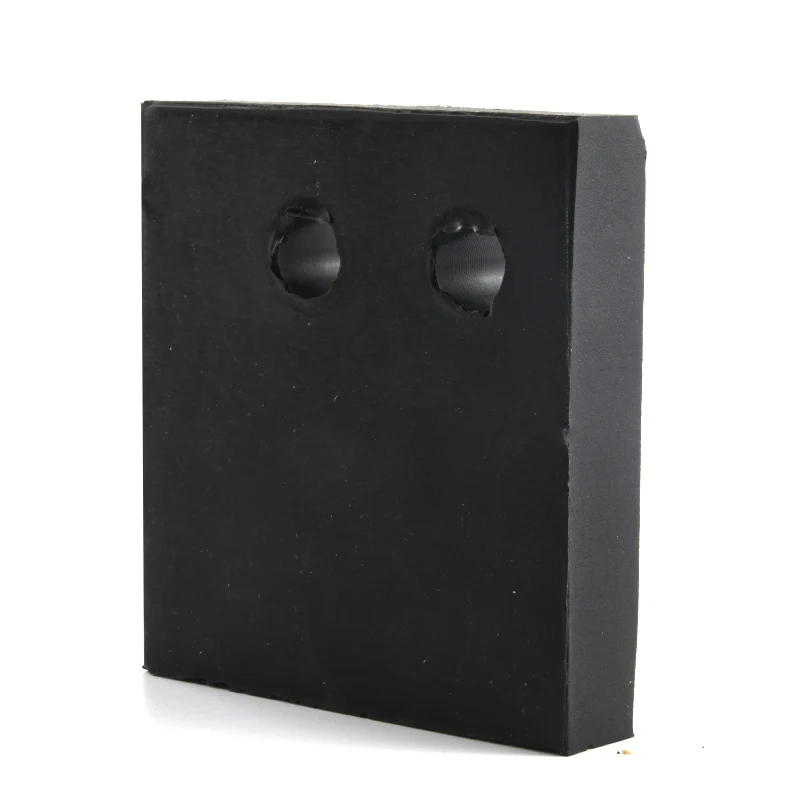 Foreign trade factory double hole thickened non-slip silicone shockproof pad