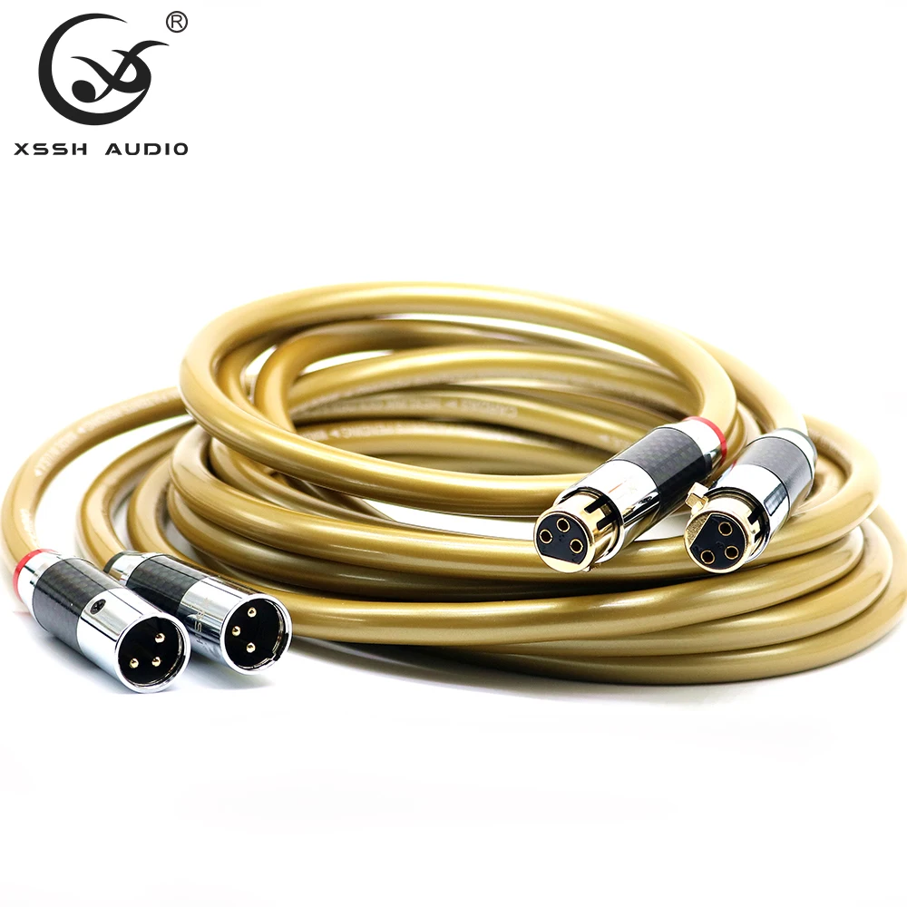 Wholesale Price YIVO XSSH HIFI 2 Core OFC 10mm Interface Audio Studio Line Audio & Video Cable With Male Female XLR Jack Cable