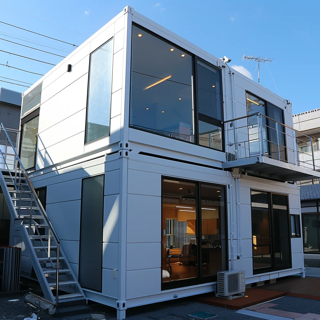 Foldable Duplex House Plans Flat Pack Container Homes House Portable Housing Unit Use Mobile Container Bar Restaurant Office