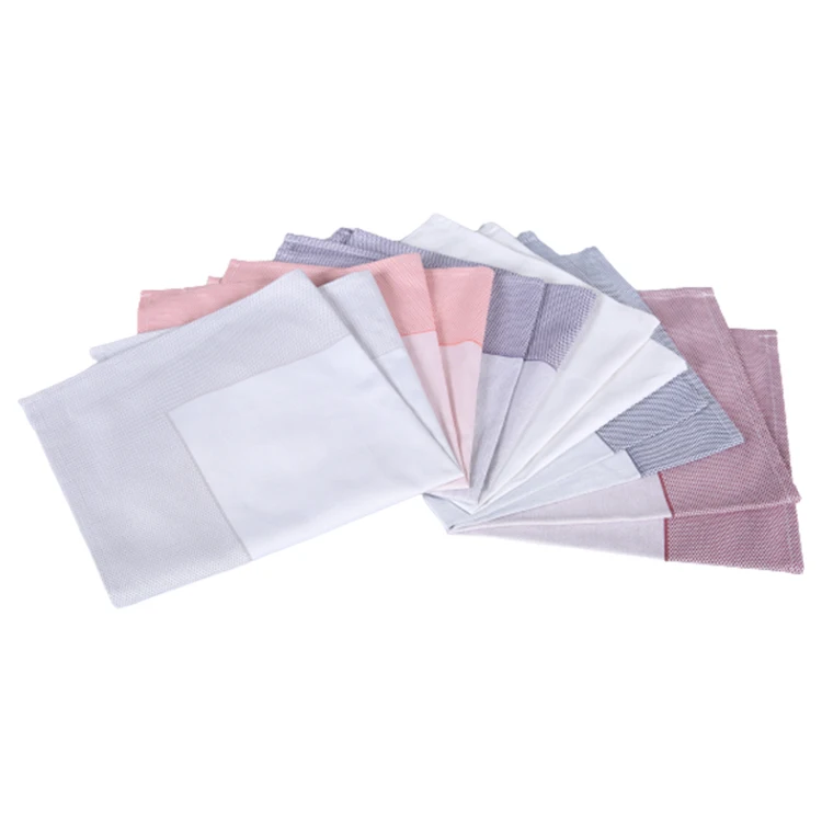 100% Spun PolyesterWholesale Customized Plain Dyed Linen Dinner Napkin 20'20'