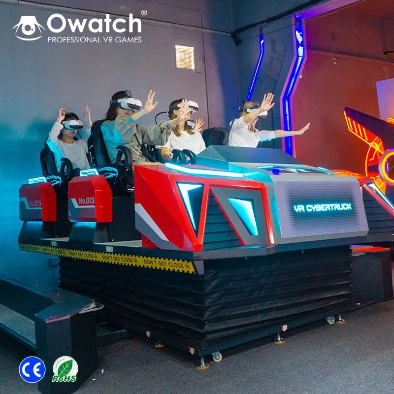 Танк дизайн 6 игроков VR симулятор стрельбы Снайпер охотничья война Аркадный Игровой Автомат мест 9d vr family