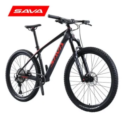 
Hot Sale Wholesale SAVA DECK 6.1 Carbon Fiber Mountain Bike SHIMANO M6100-12S DEORE Air Fork 27.5Inch 