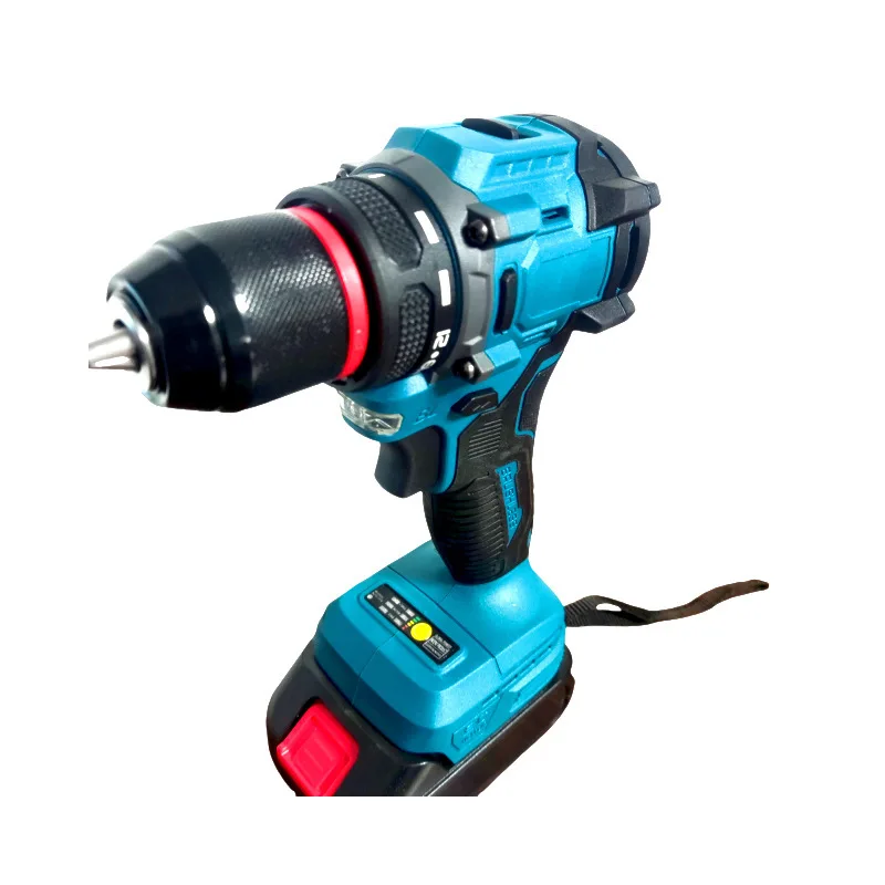 Wholesale Multi-Functional Lithium Electric Drill Impact Radio Screwdriver Household Brushless Battery Power Source Cross-Border