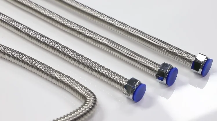 Corrugated Stainless Steel Flexible Water Line - for Water Softeners Filters System Supply - Heavy Duty Bendable Flex Pipe