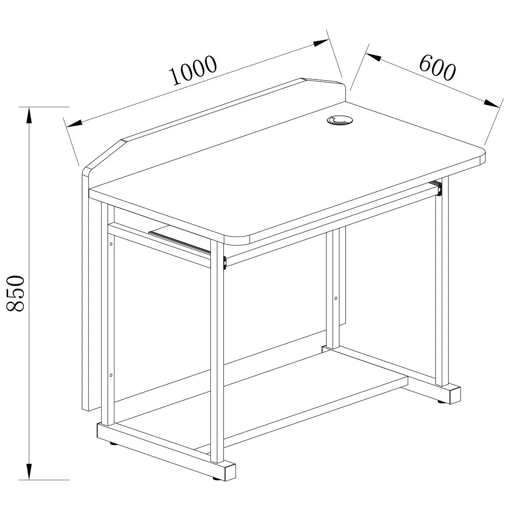 Modern Wooden Home Office Table Office Furniture Computer Table Desk Training Studying Working Computer Table
