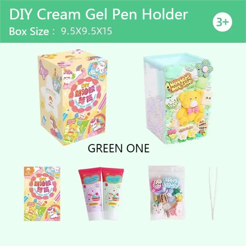 C ream держатель ручки для клея «diy» мультяшный Единорог Кролик Медведь Детский креативный подарок игрушки украшения