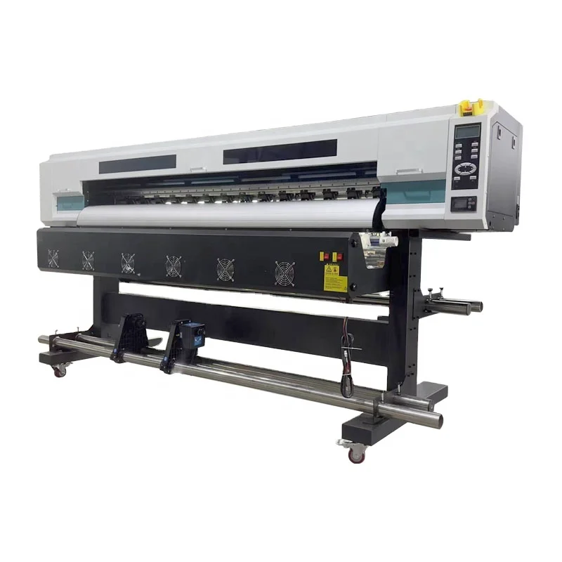 High resolution 1800mm digital printing inkjet printer soft film photo image graphic poster wall paper 1.8M eco solvent printer