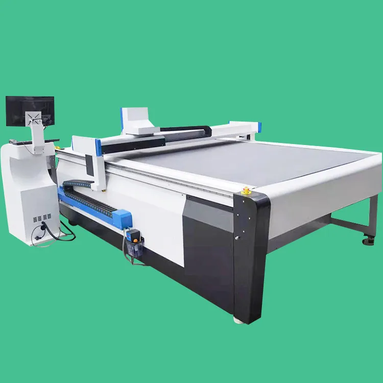 Good price cnc vibration knife grass carpet cutting table machine