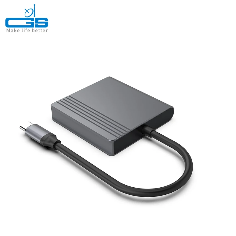 Cheap Silver Multi Type Dock Hub C Adapter Usb