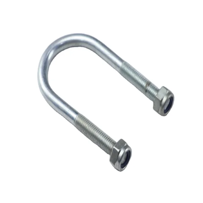 Steel Bar Stamp forming U shape custom bolted pipe clamp
