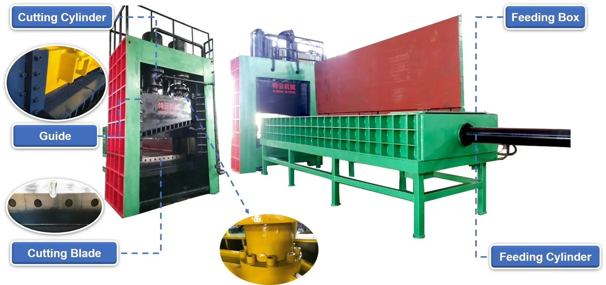 Powerful Recycling Teyun Gantry Shearing Machine With High Efficiency And Low Price