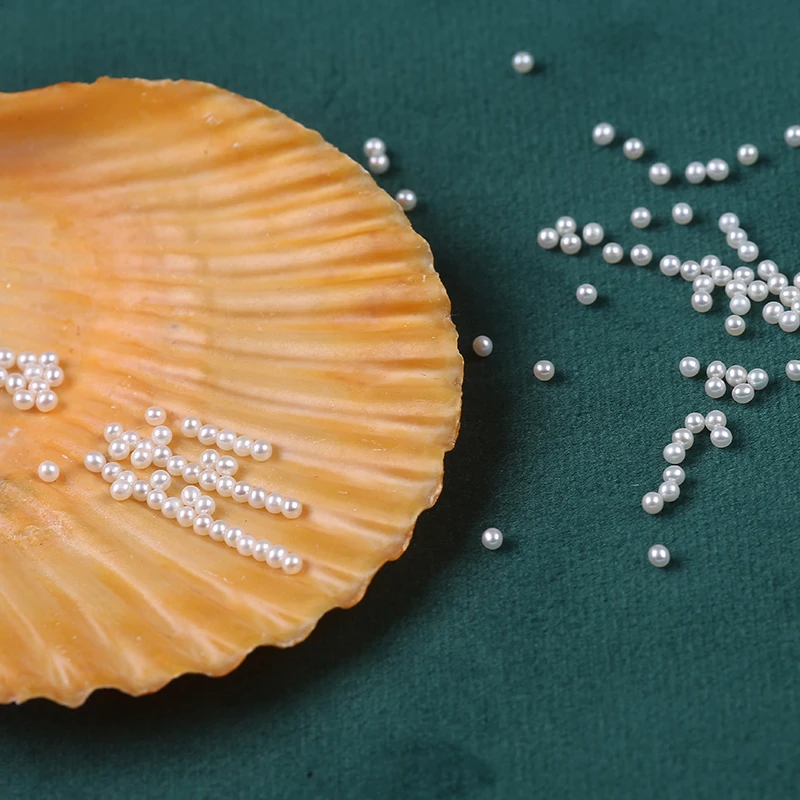 1.5-2mm Cultured Near Round Real Freshwater Loose Tiny Pearl Beads