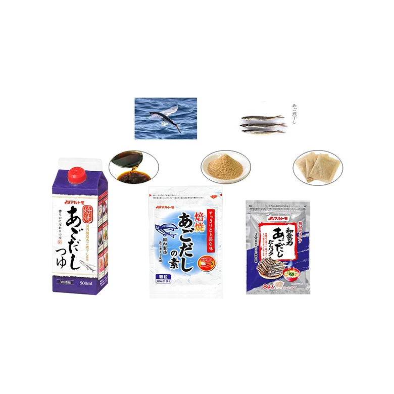 Delicious fast food sauce fish soup dashi Japanese with good taste