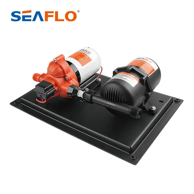 SEAFLO 12V DC 3.0 GPM  Mini  Water Pressure System Pump Kits Pressurized Water Pump Accumulator Tank System