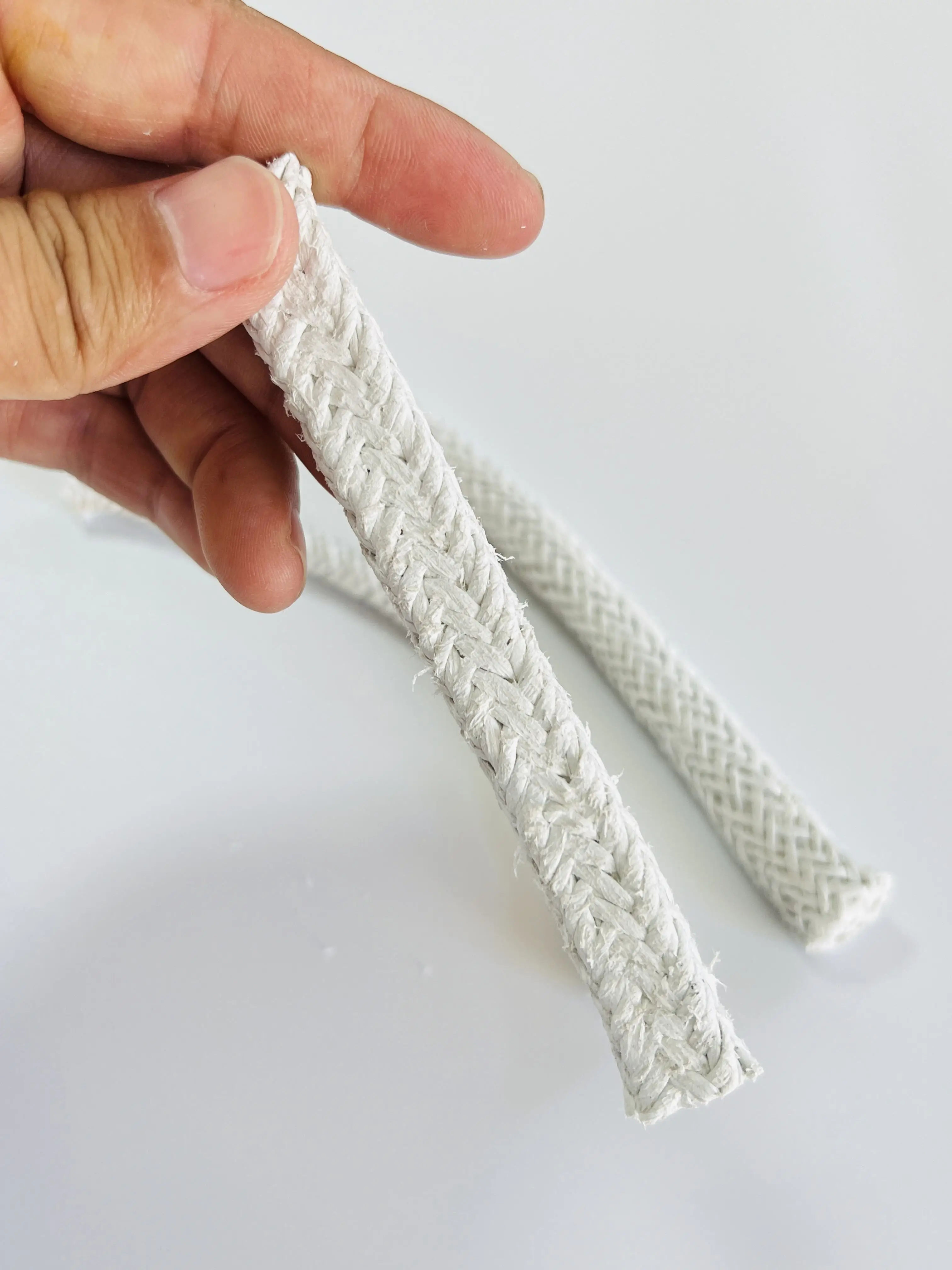 Customized 4-10mm white asbestos rope braided rope hardware sealing accessories rope