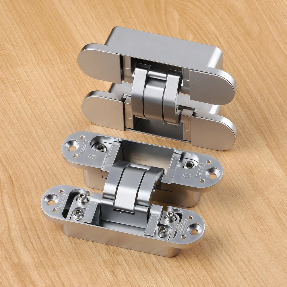 AGB ECLIPSE 2.0 3D adjustable invisible hidden door hinge loading 60kg charniere european style door hinge