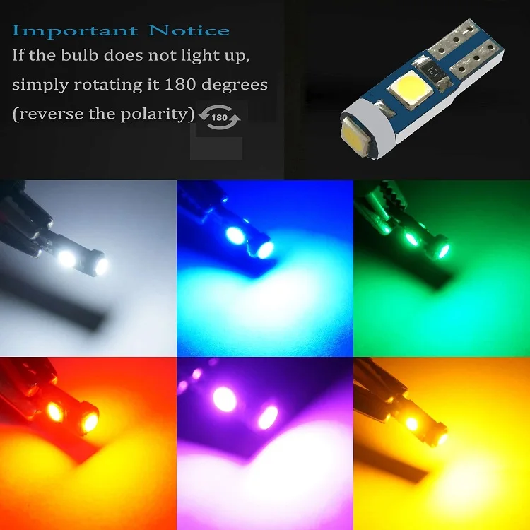 T5 3030 3 светодиода 3SMD 58 74 286 W1.2W сверхъяркий клиновидный светодиодный светильник для приборной панели автомобиля кластерная панельная