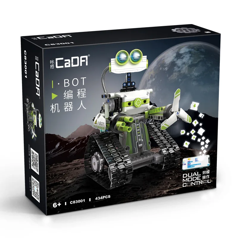 Cada C83001 Educational Kits Kids Toy Coding Robotics Programmable Robots Programing Building Set Stem Robot