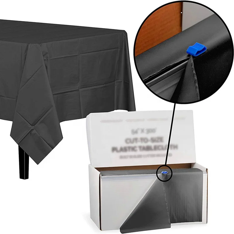 Plastic Buffet Banquet Roll Wedding Party Table Cover