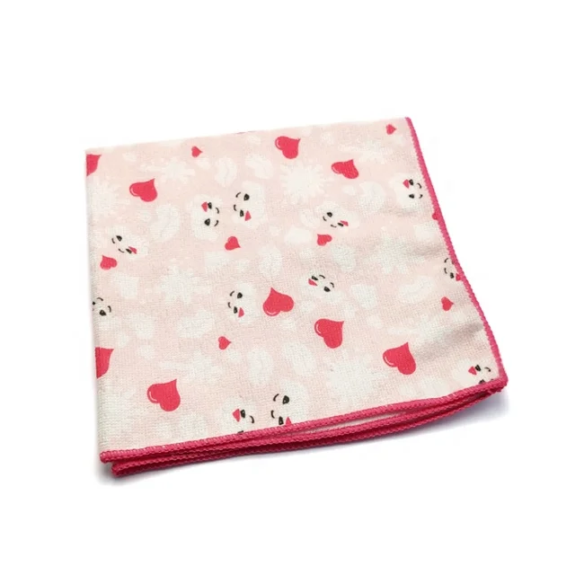 100% Polyester Sublimation Print Kitchen Cleaning Cloth Printed Kitchen Towel