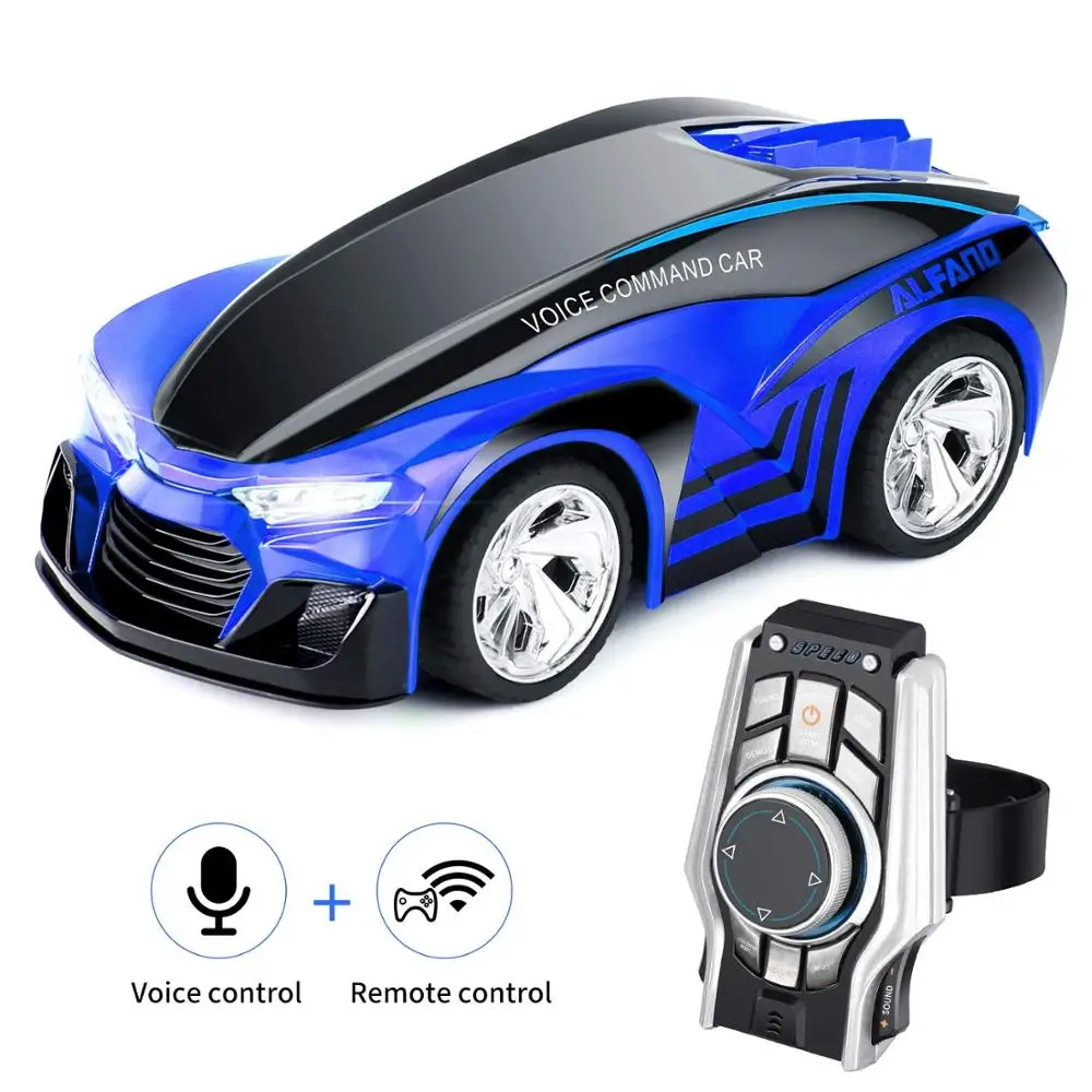2.4G Voice Smart Command Racing Car Remote Control Electric RC Helicopter Toy for Kids USB Battery Indoor/Outdoor Use