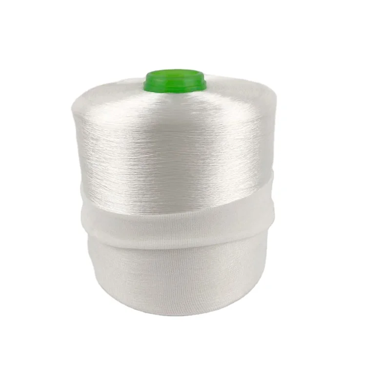 wholesale FDY 150D/3 polyester thread high strength polyester twine 2kg/spool plastic dye spool