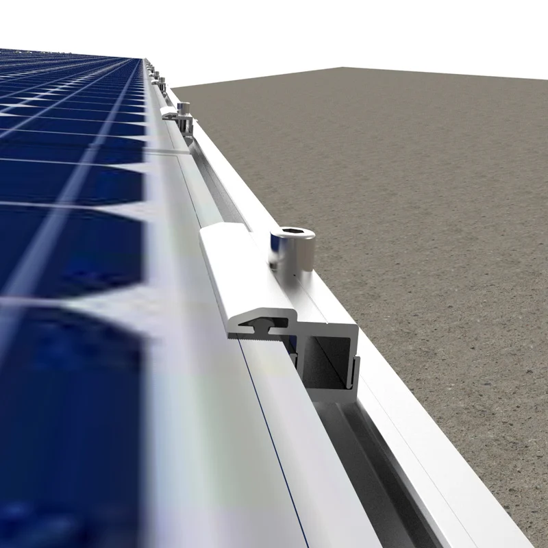 Double Glass Clamp Solar End For Thin Film Panel Mounting