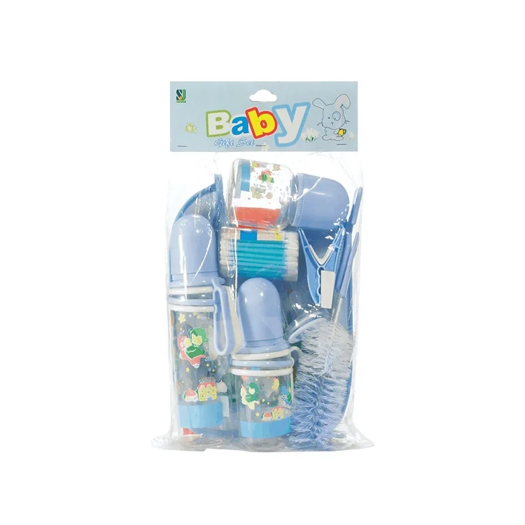 Good Quality Newborn Baby Bank Infant Bottle 7pcs Plastic Baby Feeding Bottle Set Biberon Bebe Baby Bottle Set