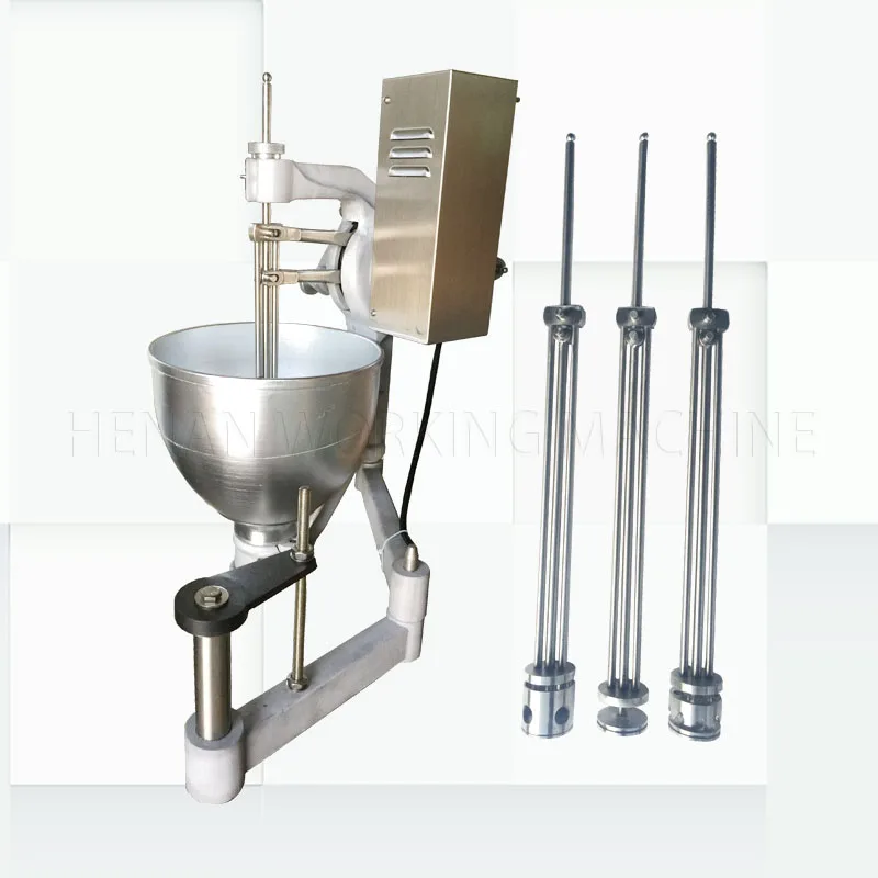 electric mini small pon de ring mochi donut ball making frittieren machine fryer