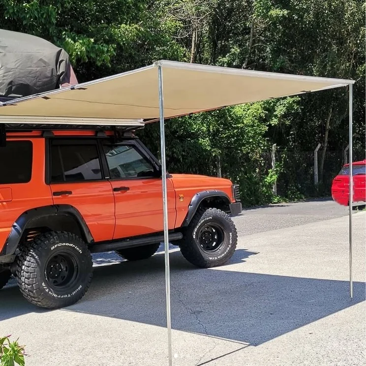 Factory Price 4x4 Off Road Pull Out Shelter Tent Car Roof Side Awning For Camping And Hiking