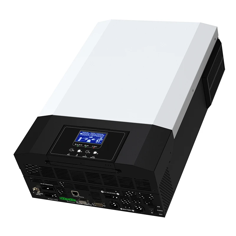 5500W 230VAC Off Grid Pure Sine Wave Power Inverter with 110A 48VDC MPPT Solar Charge Controller Remote LCD Display