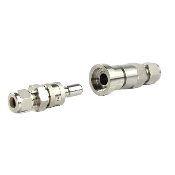 Swagelok Type Quick Connector Fittings Fuel Line Quick Connector 1/4 3/8 1/2 3/4 Stainless Steel Quick Connect 3000PSI