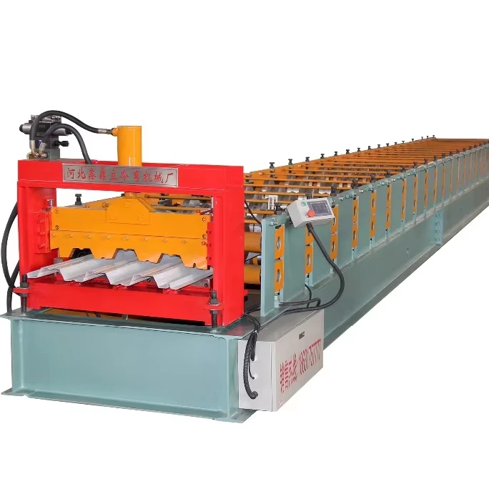 Quality Assurance Metal Deck Making Machine Deck Floor Roll Forming Machine  roofing sheet bending machine