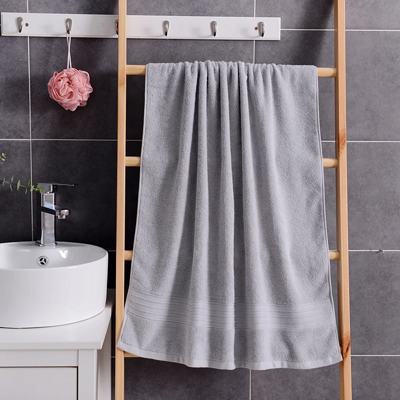 Wholesale Luxury Hotel Bath Towel Set 100% Cotton Plain Dobby Soft Comfortable Custom Logo Luxury Adult Size 500gsm 600gsm